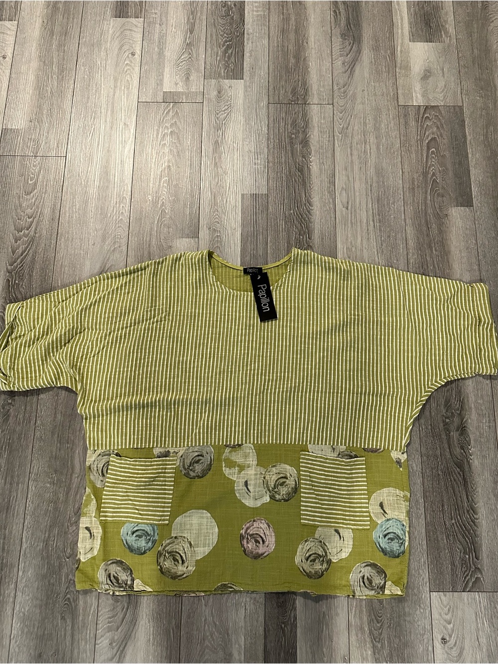 Papillon Lime Green Tunic